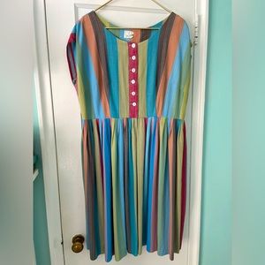 TRUE VINTAGE 1950s Day Dress PLUS SIZE